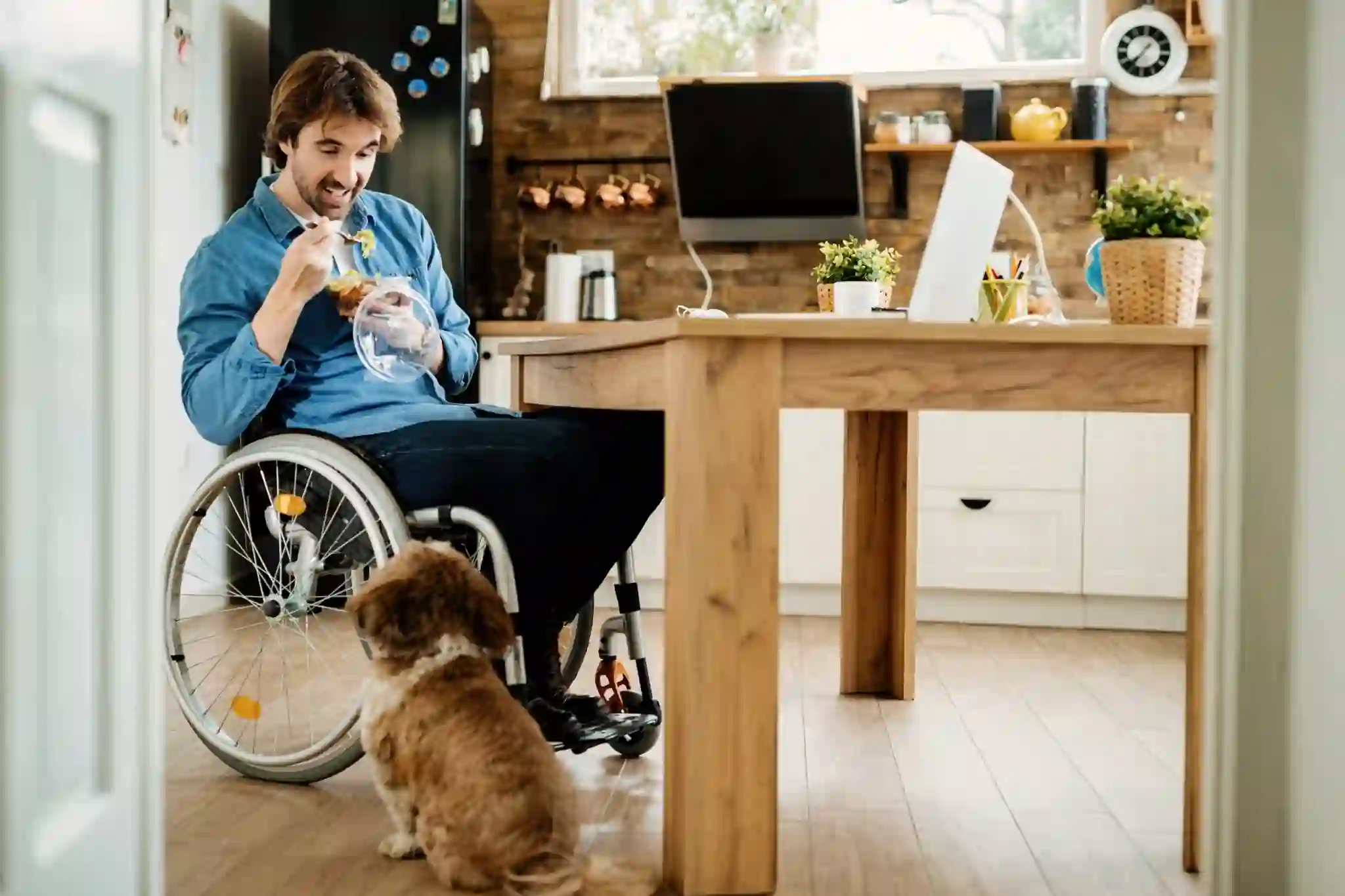 Supported Independent Living Ipswich with Multibility Care supporting an NDIS participant at home